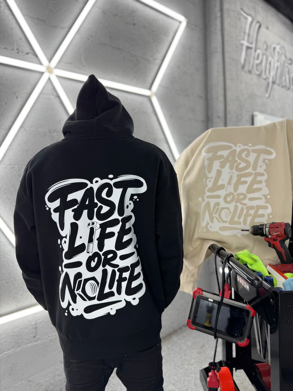 CHOP SHOP BLACK ROOKIE STRIKER HOODIE